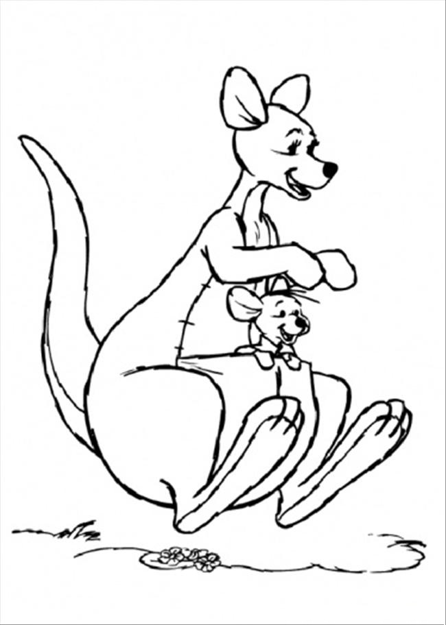 Plansa de colorat cu Australia 27 20